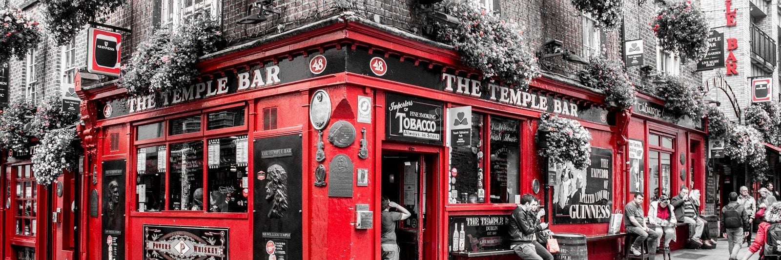 The Temple Bar in Dubin, Ireland