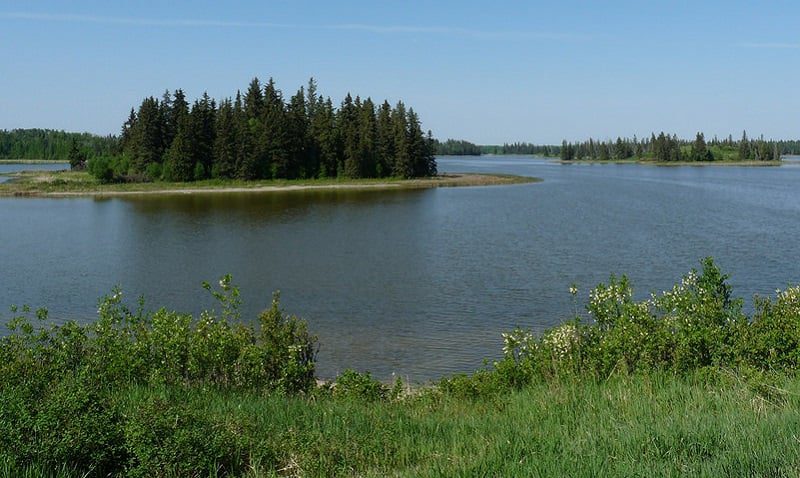 Astotin Lake Camping Alberta