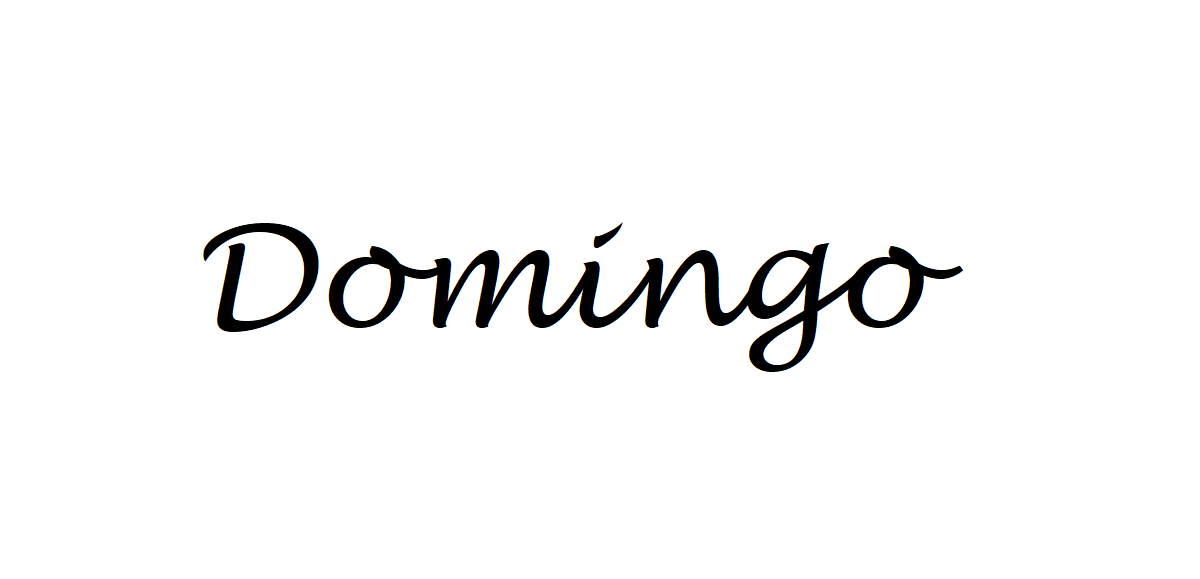 Spanish Word For Sunday