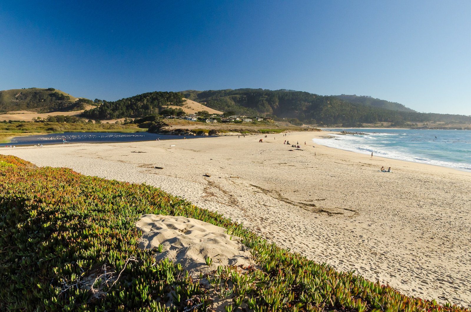 Carmel River State Beach in North California