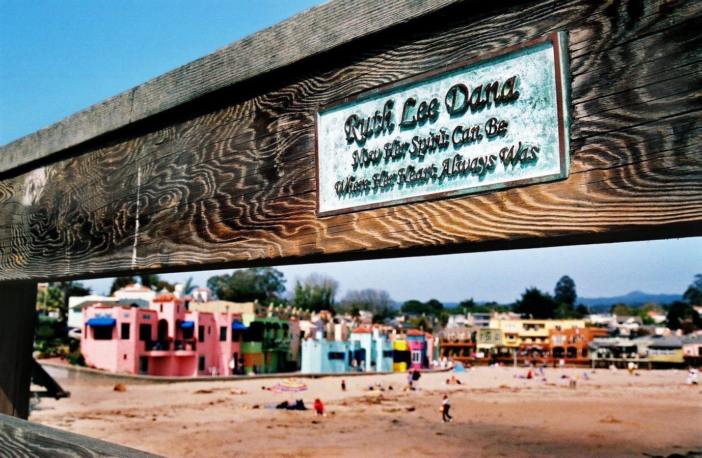 Capitola Wharf California Memorial Plaque