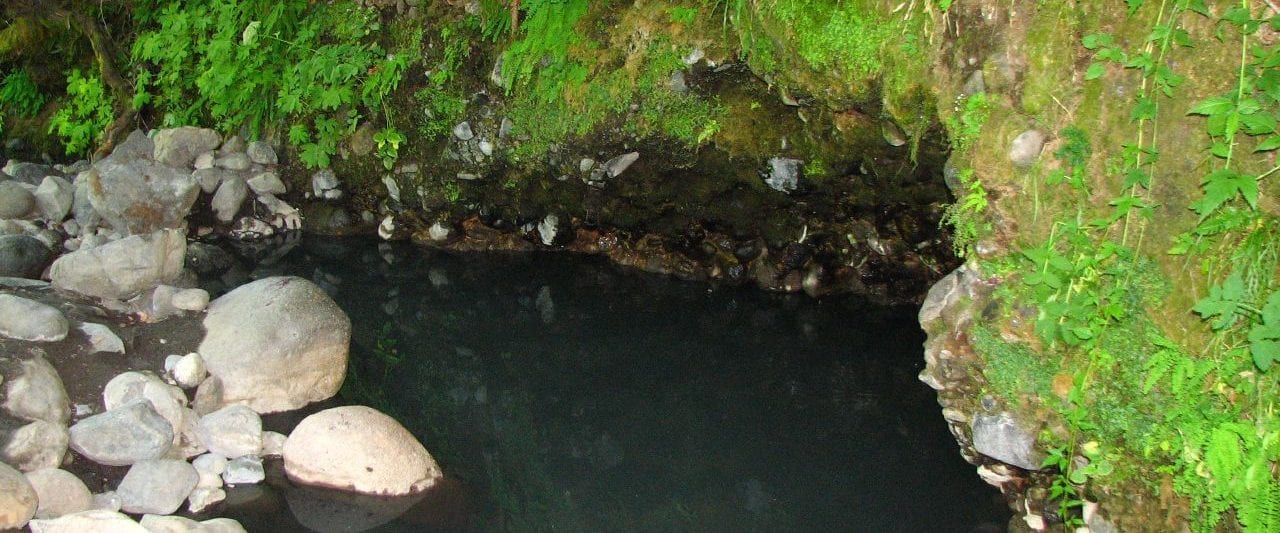 Image of deer creek hot springs in blue river, oregon