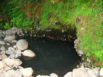 Image of deer creek hot springs in blue river, oregon