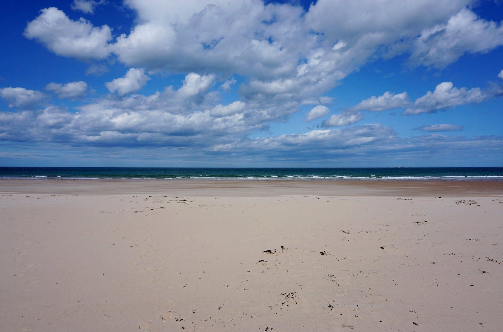 Sandy Beach Northumberland England