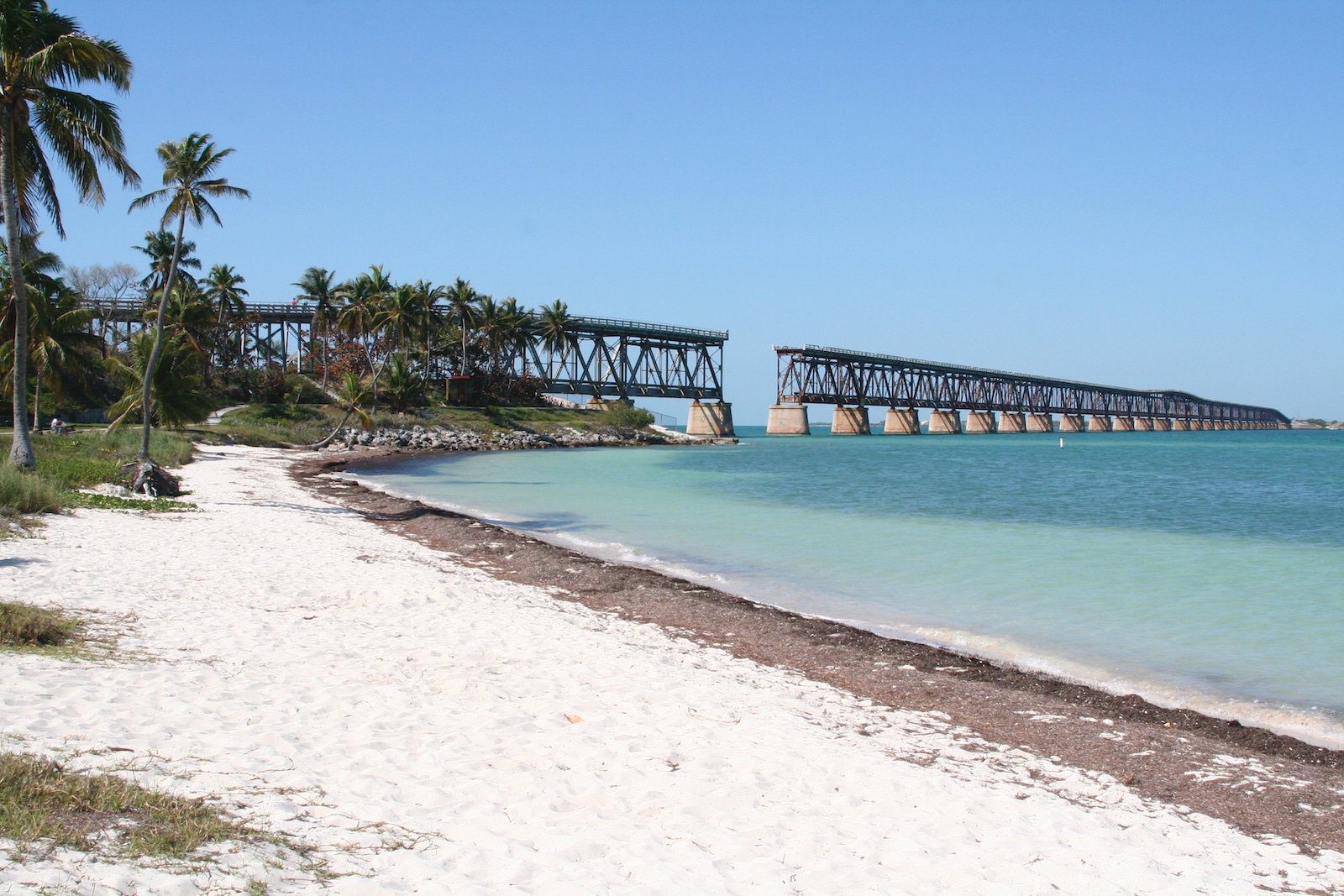 Image of the bridge at Calusa Beach, Florida