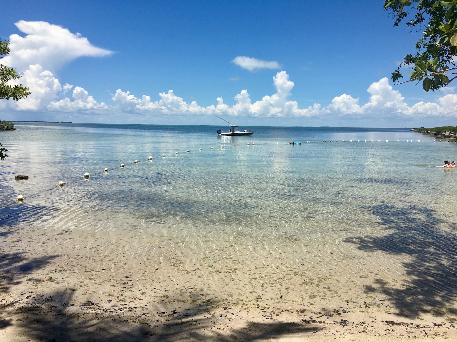 Image of crystal clear water at Founders Park Beach, Florida