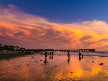 Pacific Beach sunset, San Diego