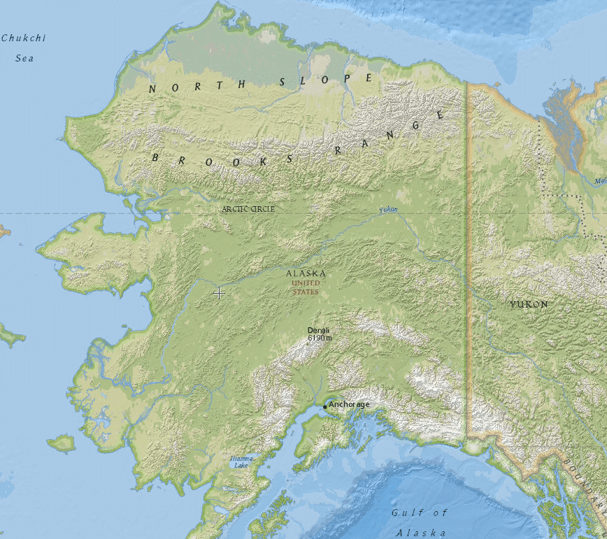 State of Alaska Map