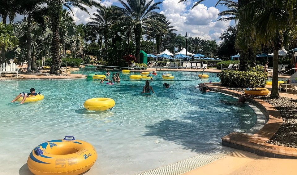 Fun at a waterpark