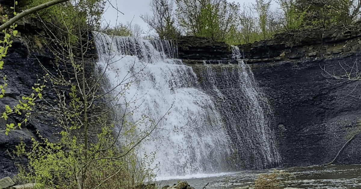 Bourbon Waterfall
