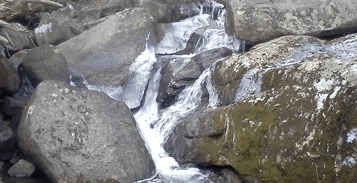 Hacklebarney State Park Waterfall