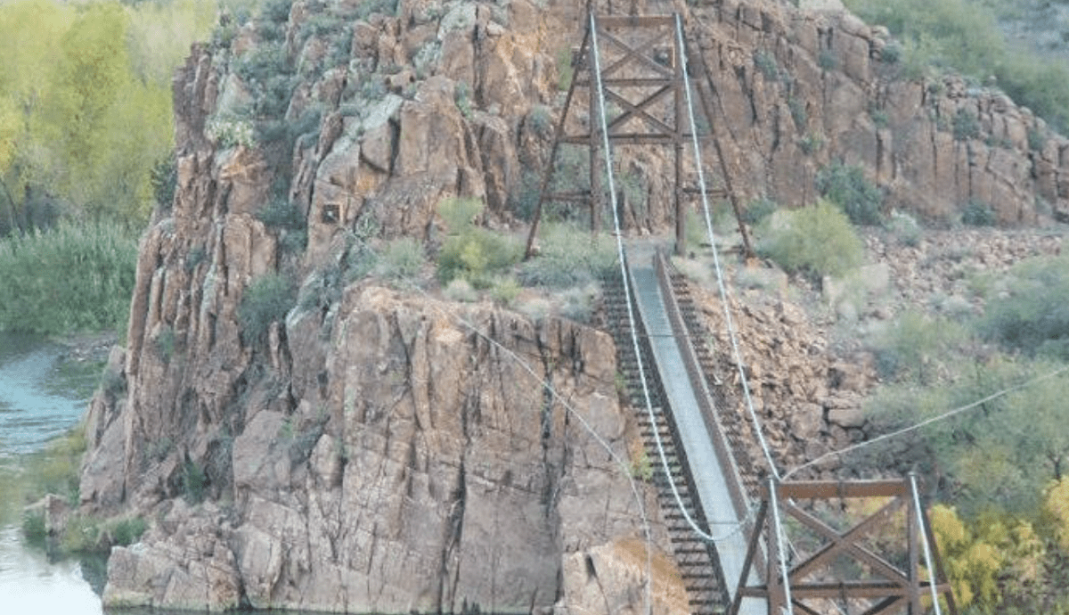 Sheep Bridge Hot Springs - Bridge