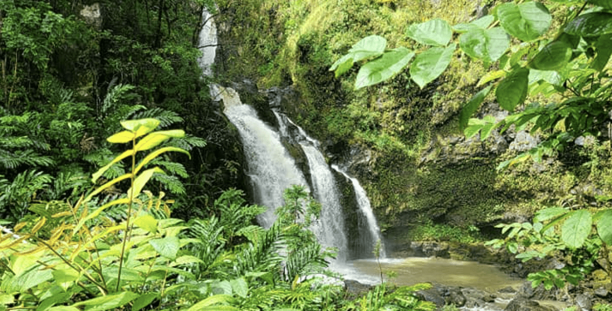 Upper Waikani Waterfall