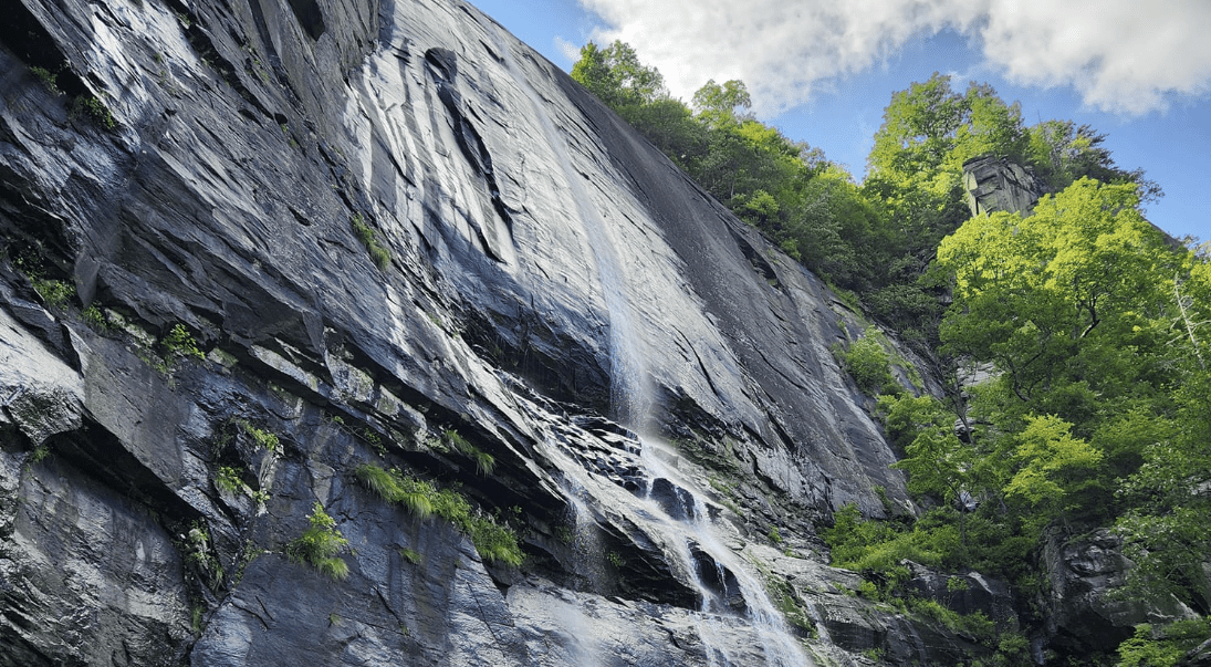chimney rock waterfall