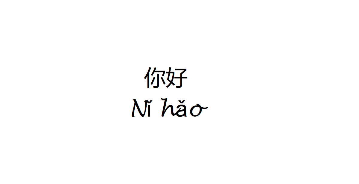 Hello in Chinese